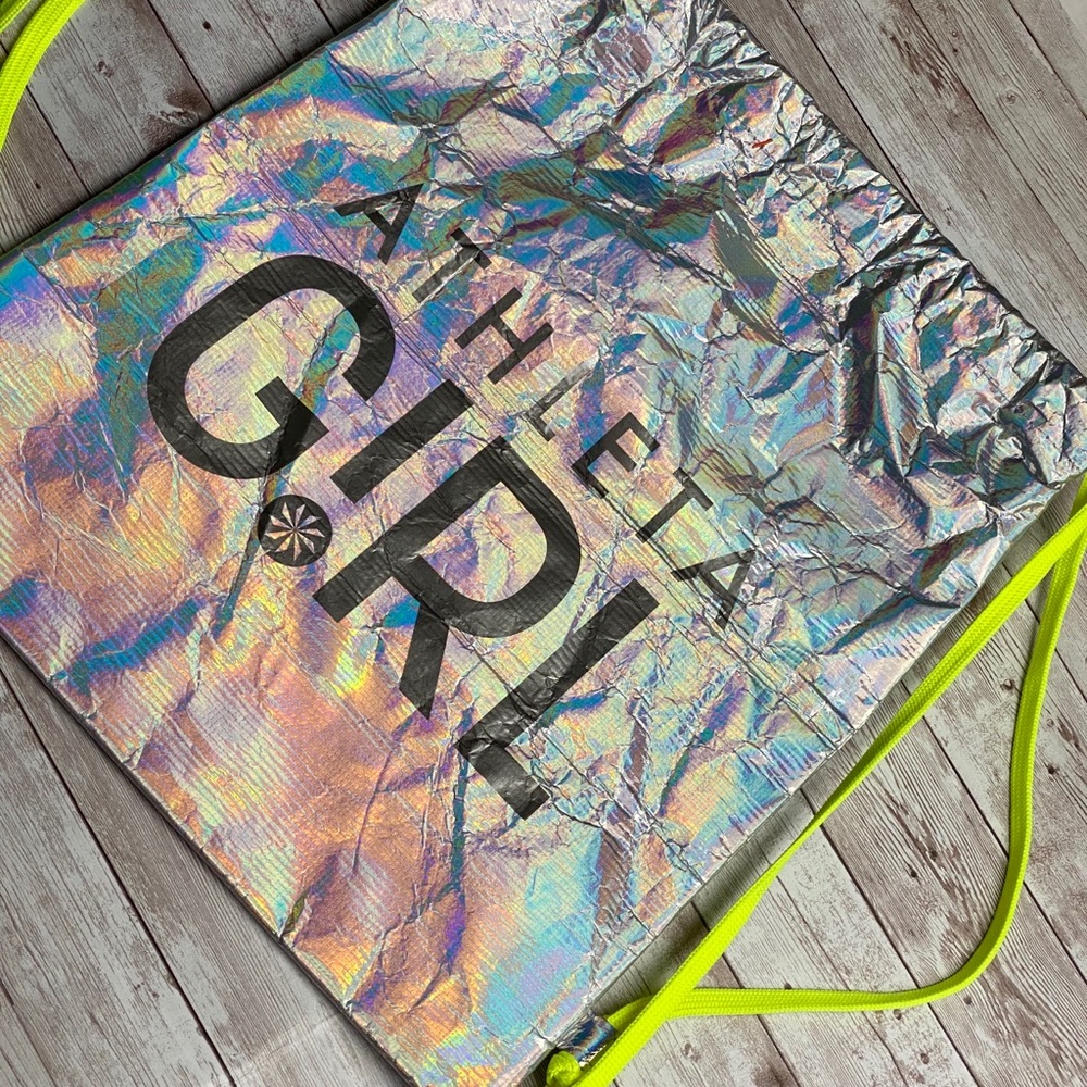 Athleta Girl Iridescent backpack drawstring bag